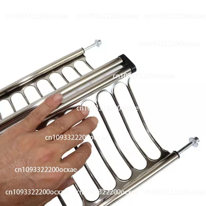 1Set Stainless Steel 2 Tiers Dish Rack with Drip Collecting Tray Kitchen Cupboard Plate Storage Drying