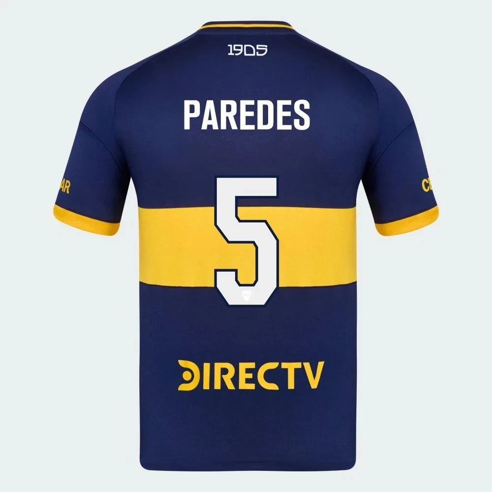 تي شيرت Boca Juniors 25-26 Season Home and Away Footbool Jersey تي شيرت مطبوع ثلاثي الأبعاد مريح تي شيرت نفسه للبالغين والأطفال