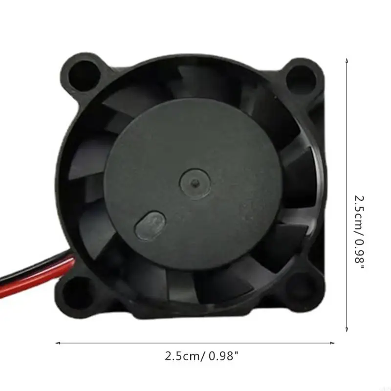 G88B 2507 Ventilador enfriamiento sin escobillas Ventrillo enfriamiento 5V/12V/24 V RODAMIENTO HIDRÁULIC