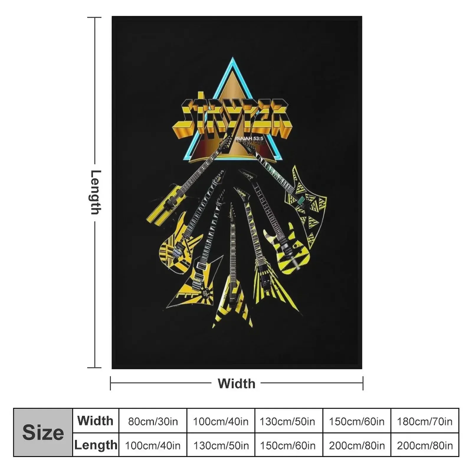 stryper JA6 -stryper - band sell t-shirt Throw Blanket Moving Soft Beds Luxury Designer warm winter Blankets