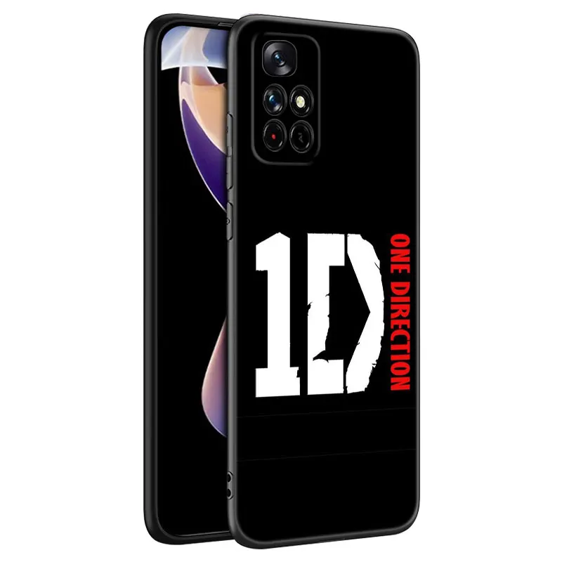 O-one Directions Phone Case For Xiaomi Redmi Note 10 11 11S 12 4G 8 9 11E 11T Pro Plus 10T 5G 8T 9S 10S 12S Black Silicone Cover