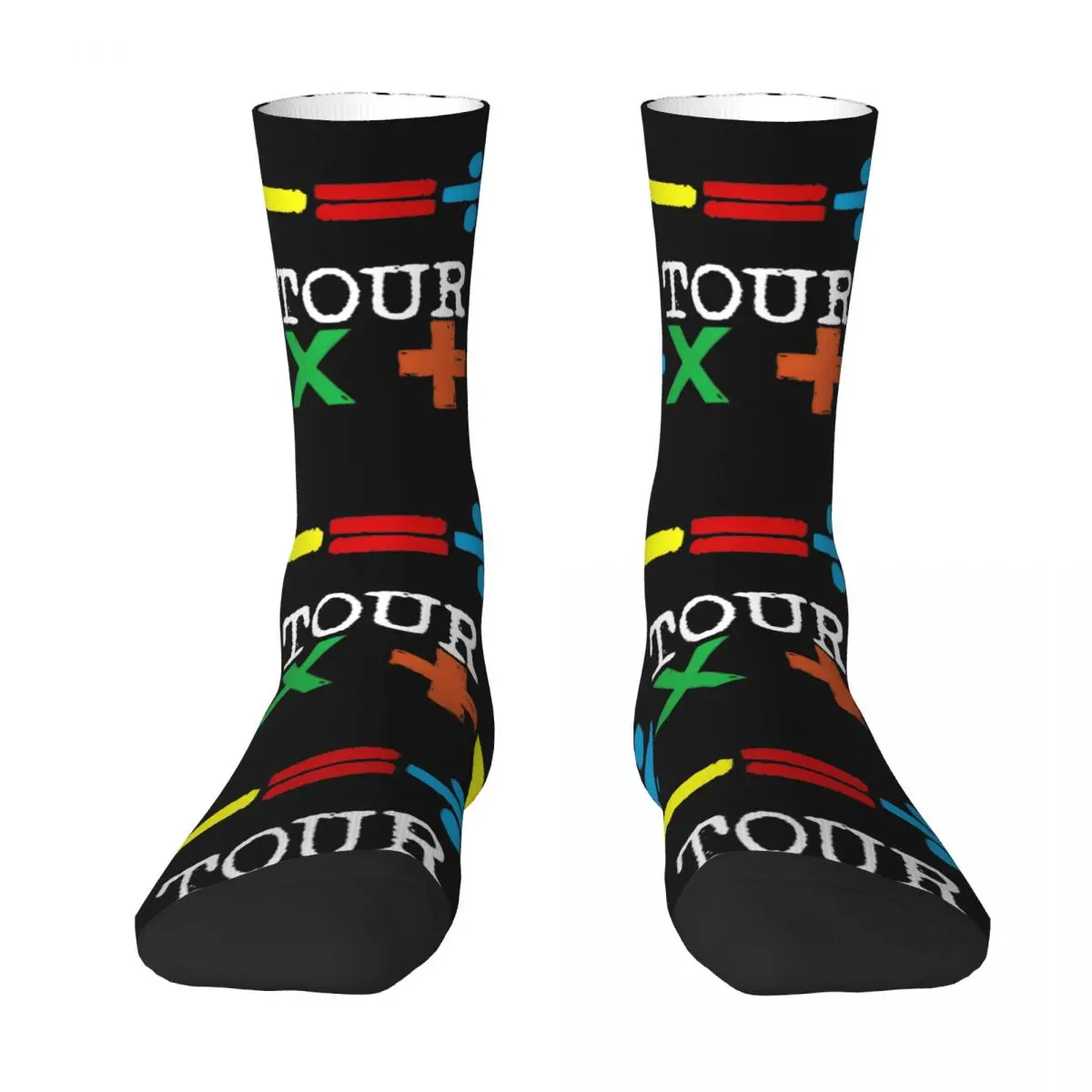 Ed Sheeran Tour 2024 Socks Vintage Stockings Autumn Non-Slip Couple Socks Breathable Graphic Skateboard Socks