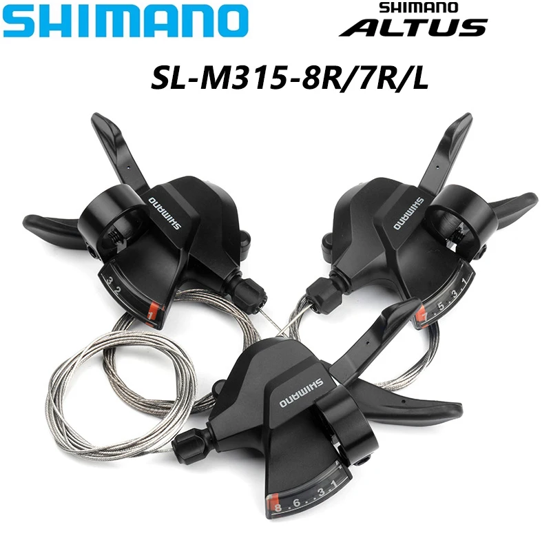 Shimano-desviador trasero ALTUS RD-M310, palanca de cambio M315 de 7 y 8 velocidades, 21S y 24V, piezas originales para bicicleta de montaña