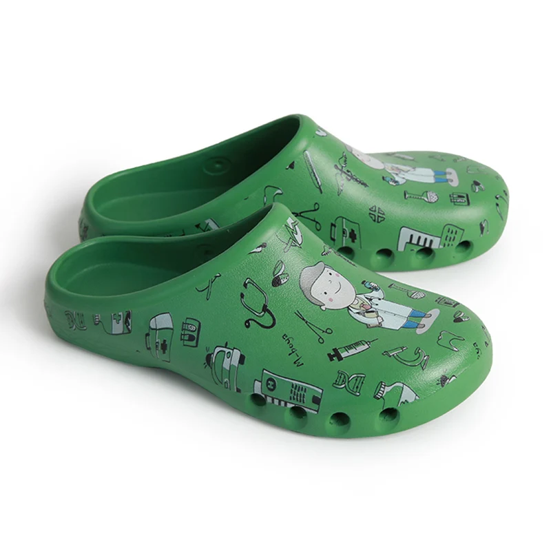 Sapato Médico Respirável Masculino e Feminino, Calçado para Sala de Operação, Chinelos Veterinários, Sapatos de Enfermagem, Tamancos Sanitários,