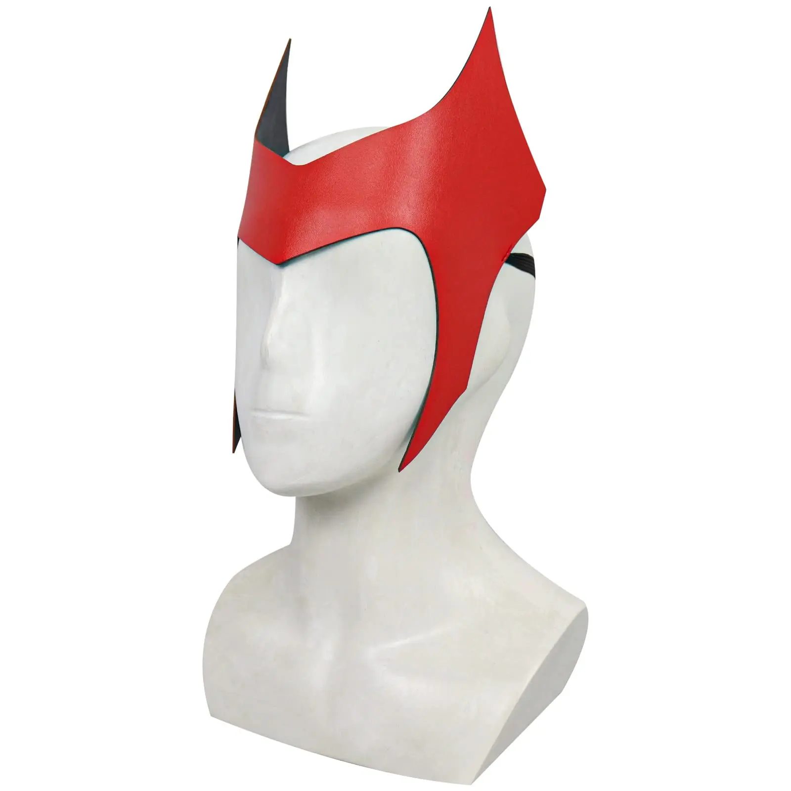 القرمزي الساحرة تاج خوذة واندا ماكسيموف زي تاج خوذة الكبار الاطفال واندا تأثيري قناع هالوين الدعائم الطرف