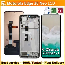 6.28''Amoled For Motorola Edge 30 Neo XT2245-1 Display LCD Touch Screen Digitizer Assembly Replacement Parts For Moto Edge 30Neo