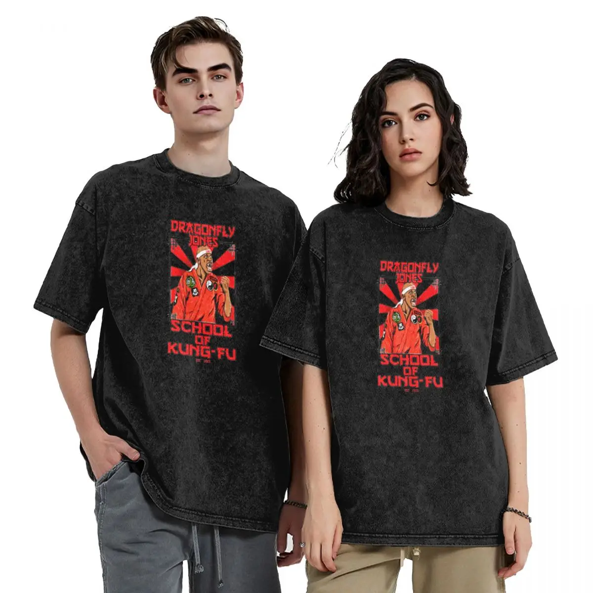 

Martin Dragonfly Jones School of Kung-Fu T-Shirt aesthetic clothes T-shirts oversize funny costumes mens shirts graphic tee
