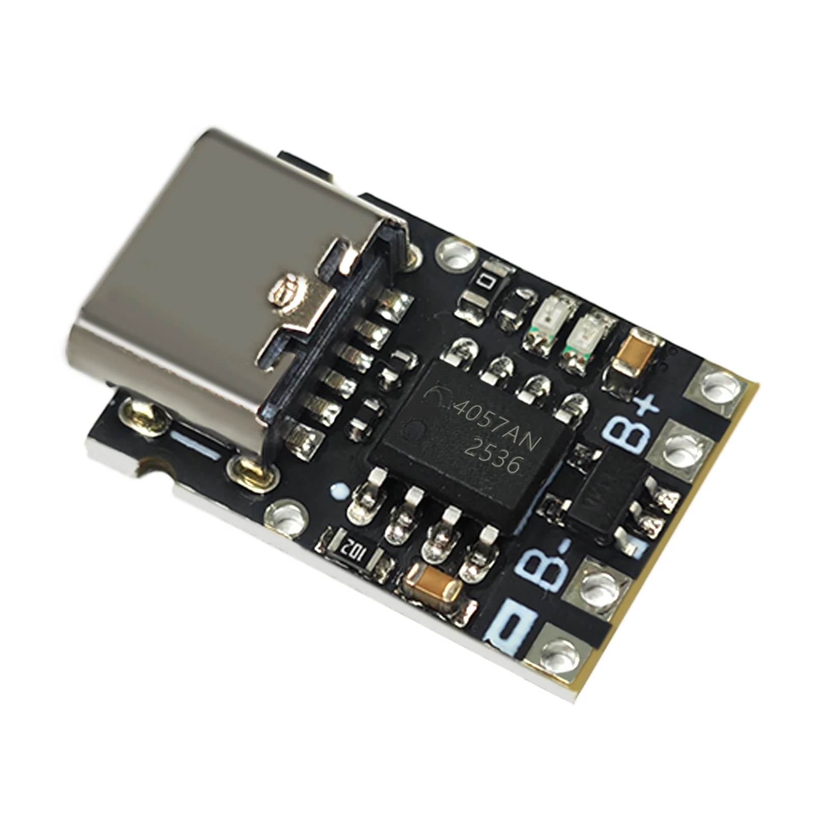 TP4057 1A 3.7V Lithium Battery Charging Board Type-C USB C Li-ion Charger Module with Protection for 18650 DIY Power Bank Stable