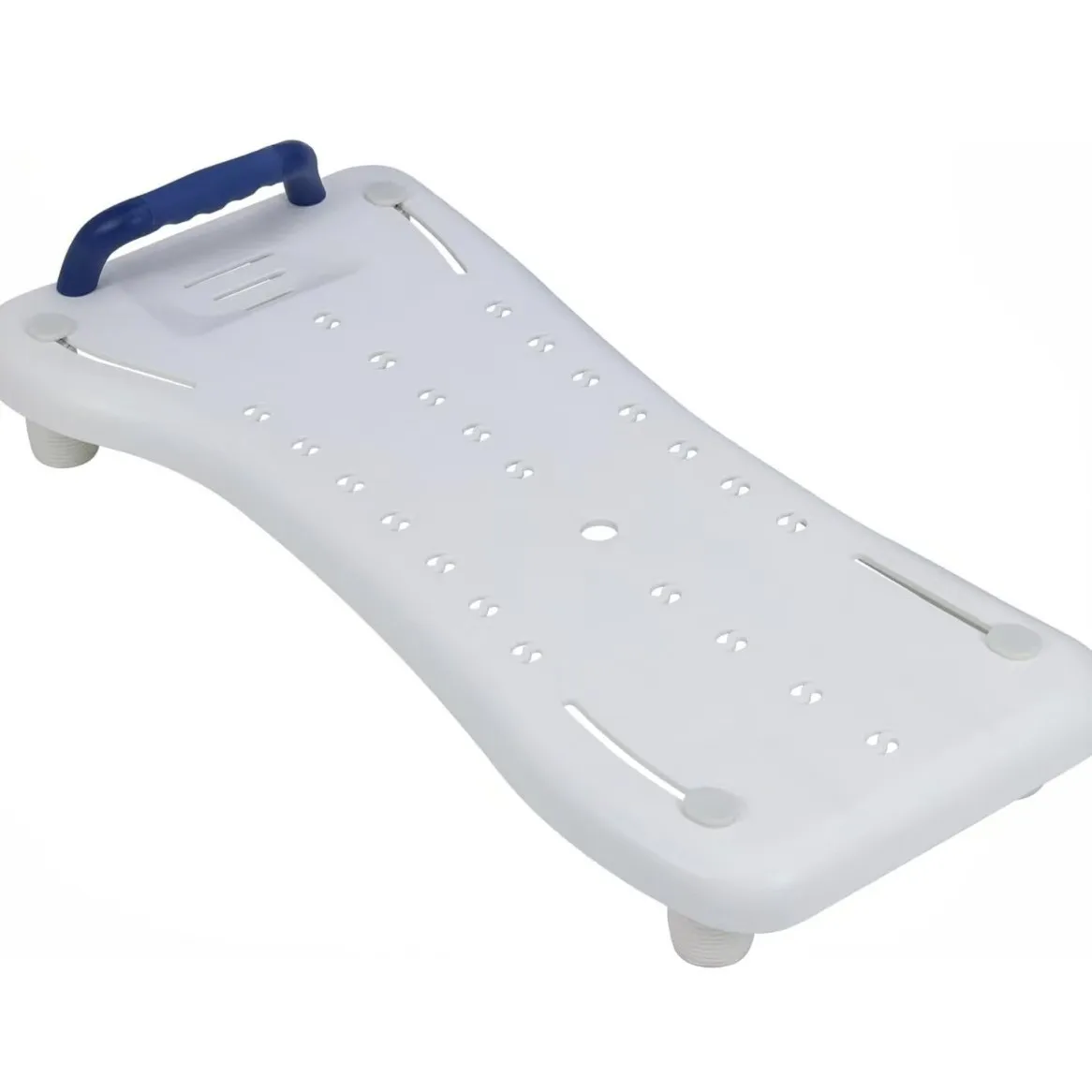 Adjustable Bathtub Transfer Bench, Non-Slip Shower Stool with Handles for Bathing Safety