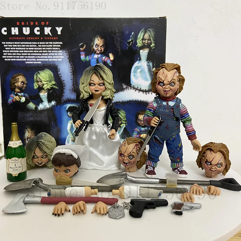

Tiffany Bride Of Chucky Figure Good Guys With Accessories Anime Toys He Wants You Be A Best Friend Child's Play Doll