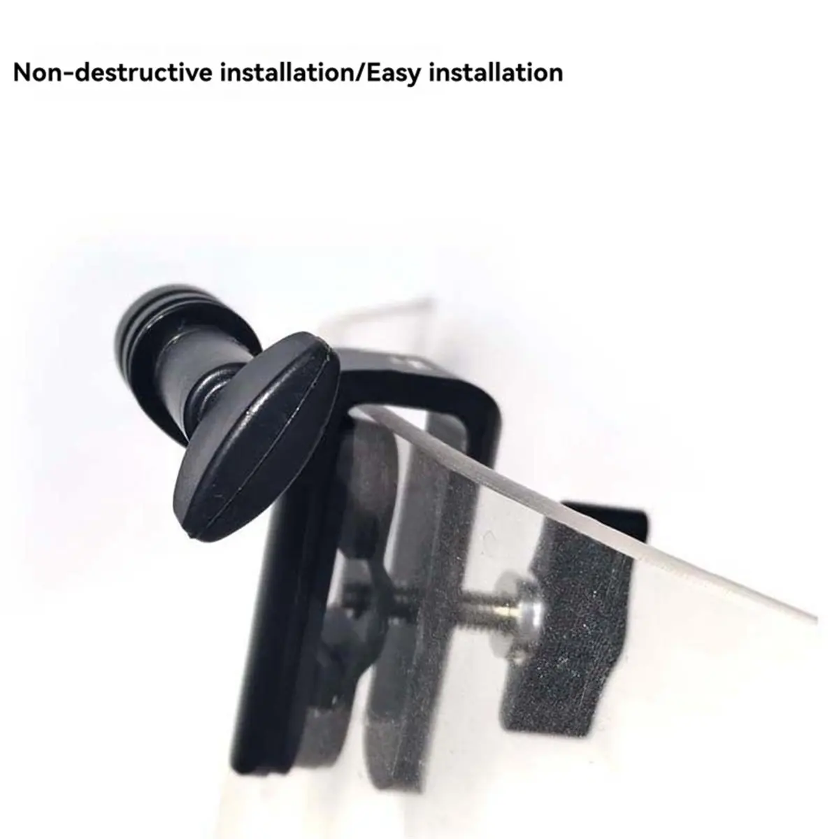 M05K Motorcycle Riding Camera Windproof Mount with 1/4-Inch Screw Adapter for GoPro, DJI Action 5/4, and Insta360 Cameras