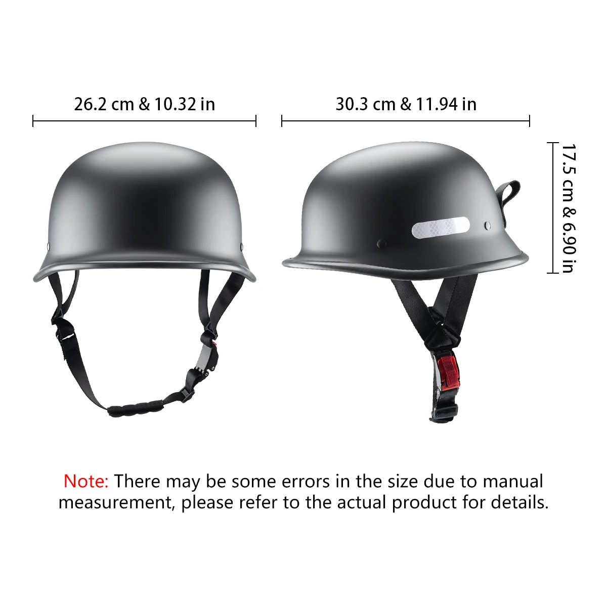 Retro Motorcycle Helmet Scoop Helmet German Soldier Helmet Motorcycle Cruise Half Helmet Unisex