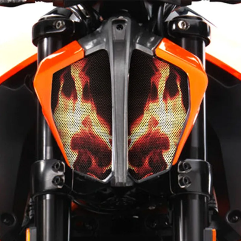 FOR KTM DUKE 390 790 2017 2018 Motorcycle Accessories Front Fairing Headlight Sticker Guard Sticker - 2