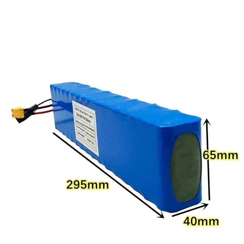 60V 16S2P 18650 lithium-ion battery pack 67.2V 38000mAh electric scooter with BMS 1000W BMS XT60/T plug and charger