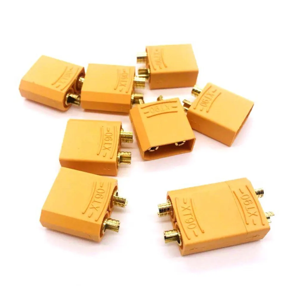 8-pares-de-conectores-de-bateria-de-material-premium-com-conexao-segura-macho-e-femea-tipo-t-para-modelos-rc-e-veiculos-amarelo