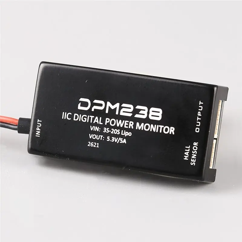 【Shop Now】DPM238 Digital I2C Hall Current Sensor GH1.25-6P 300A High Voltage 12S Power Meter Compatible For PIXHAWK PX4