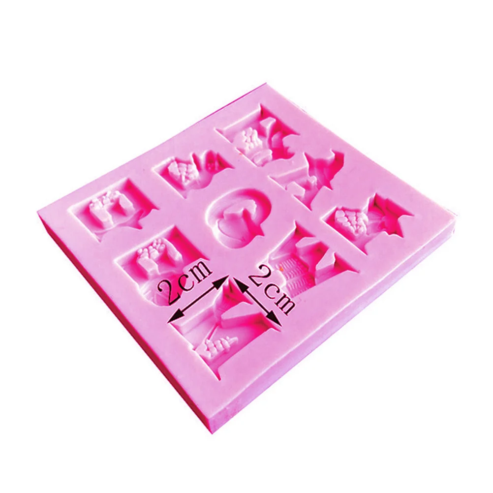 

Cake Decorating Silicone Fondant Mold Scary Home Decorations Ghost Statue Baking