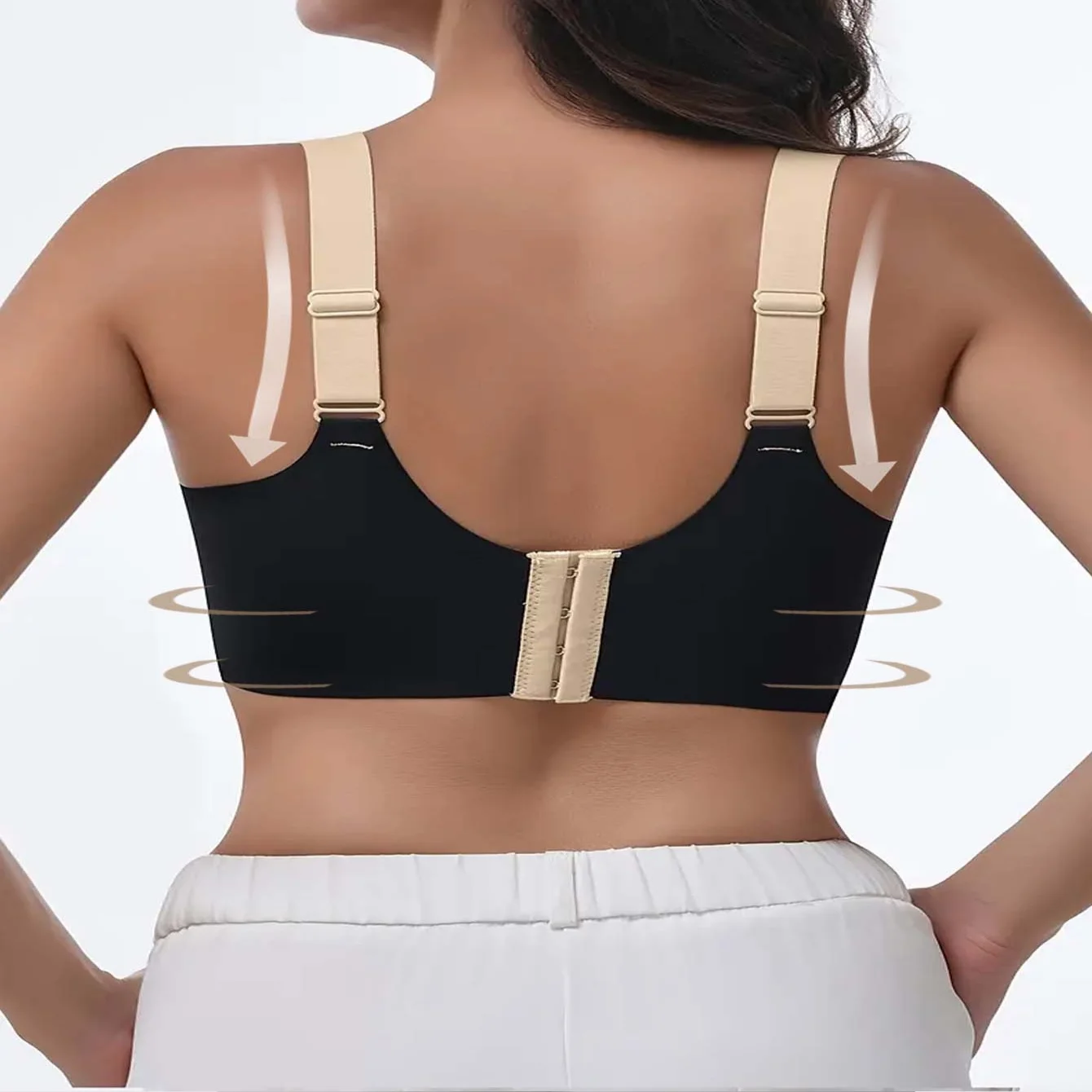 Sutiã esportivo feminino de alta intensidade de 8 peças – design absorvente de choque e anti-flacidez, top esportivo respirável e elástico