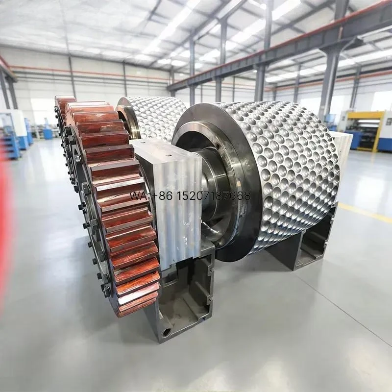 Wmwmnu for Yogie High Manganese Steel Customized Grooved Ball Press Dimple Roller Shell for Briquette Crusher Pellet