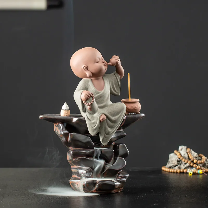 

Interior Ceramic Incense Burner Design Fashionable Incense Burner Backflow Sandal Modern Quemador Inciensos Ceramic Decoration