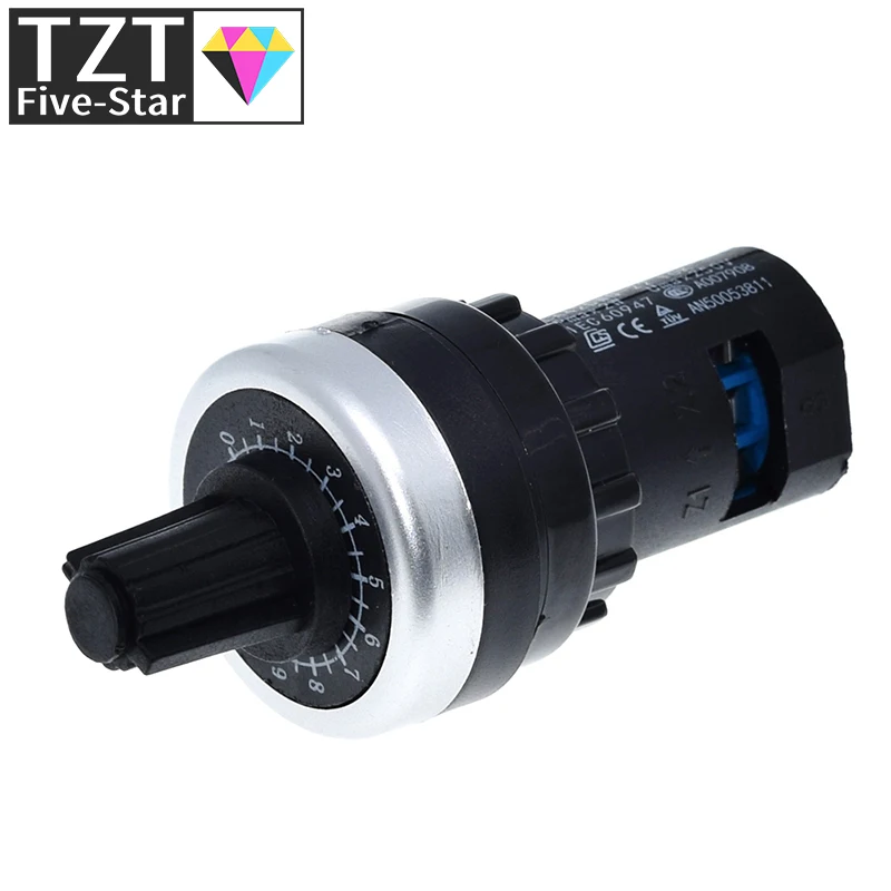 LA42DWQ-22 1K 2K 5K 10K 20K 50K 100K 200K الأواني الروتاري الجهد محول محافظ 22 مللي متر قطر العاكس المقاومة التبديل