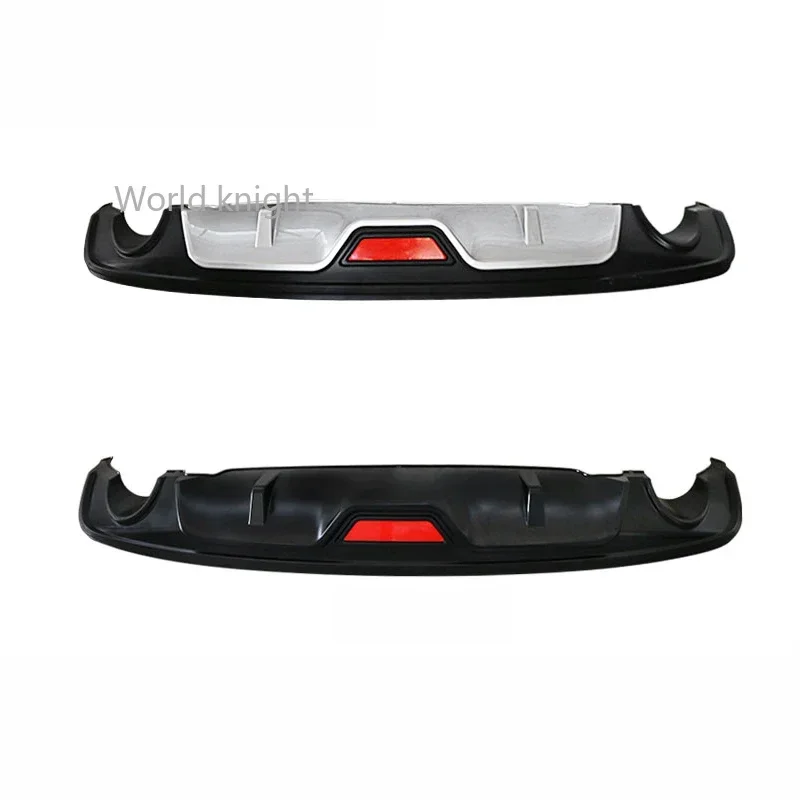 

For Mazda 6 M6 Atenza 2014 -2018 ABS Plastic Sliver Rear Diffuser Bumper Guard Protector Skid Plate Bumper Cover Trim