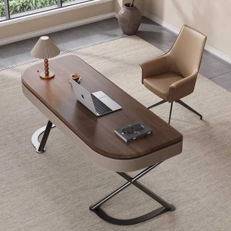 Office Drawer Computer Desks Storage Modern Wooden Table Computer Desks Study Height Writing Escritorios De Ordenador Furniture