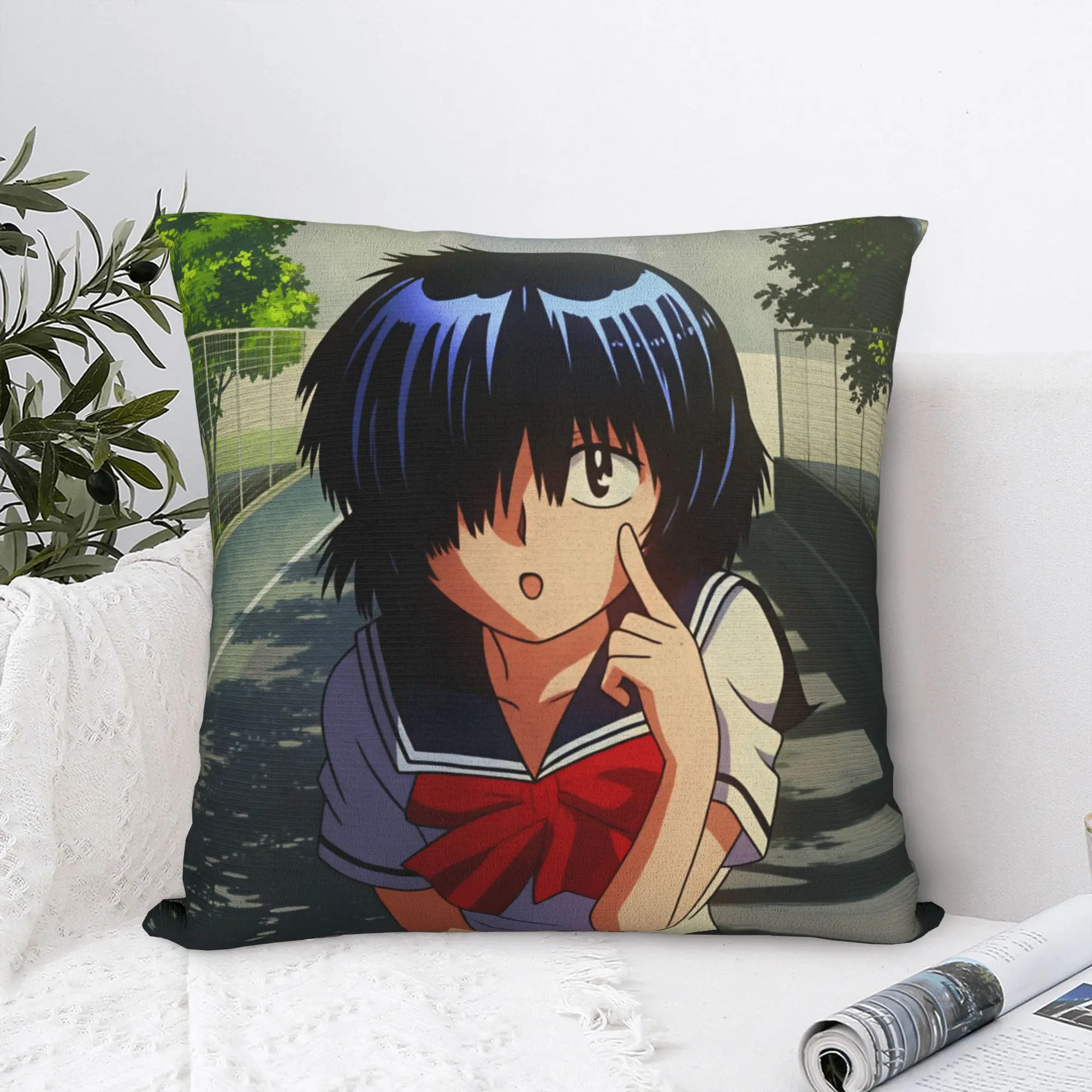 Anime Mysterious Girlfriend X Pillow Cover  Soft Cushion Cover Kawaii Pillow Case For Sofa Car Home Decor