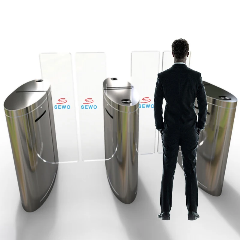 

SEWO ESD 304 Stainless Steel Turnstile Sliding Gate for Pedestrian Barrier Access Control Gates