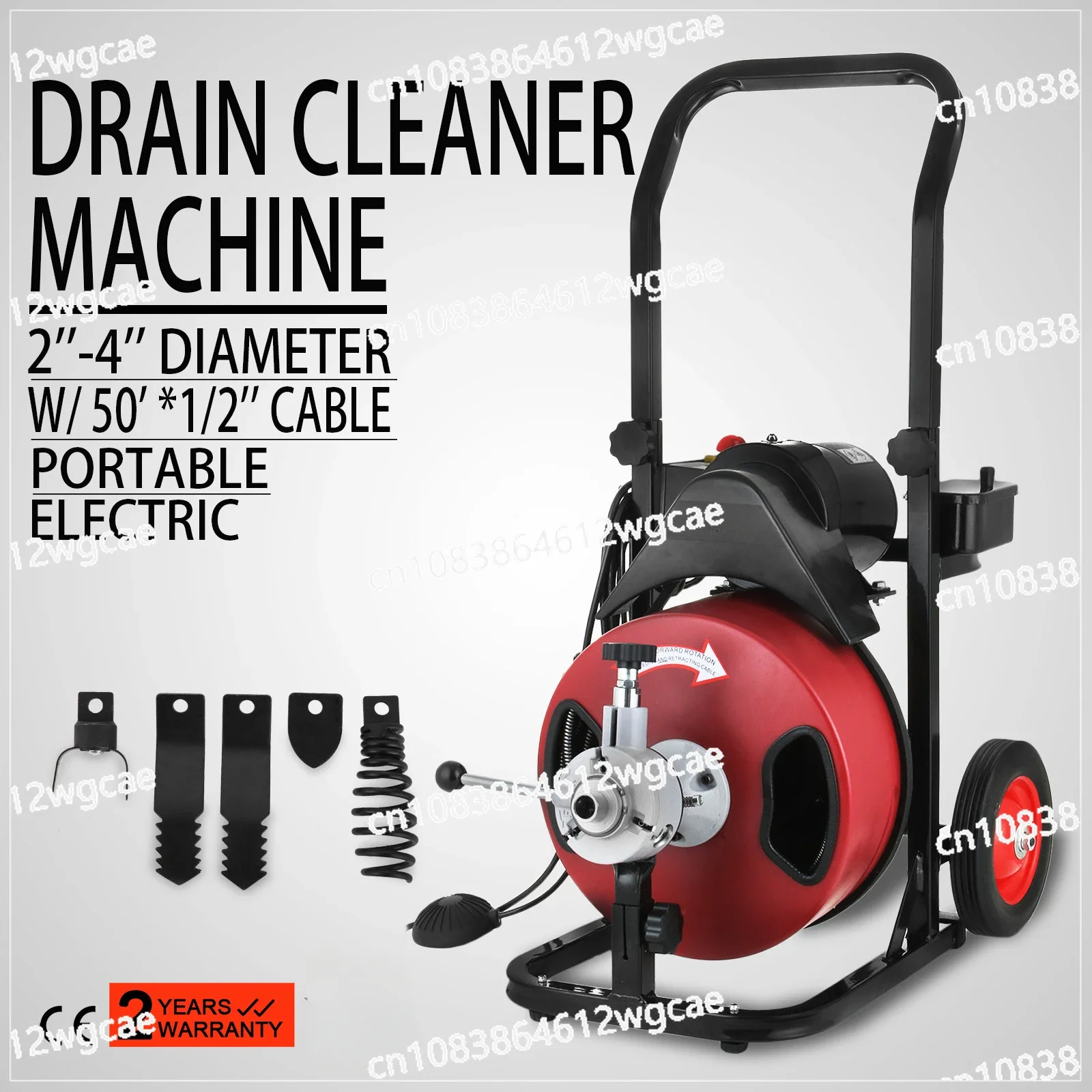 Drain Cleaning Machine Sewer  Pipe   High Pressure