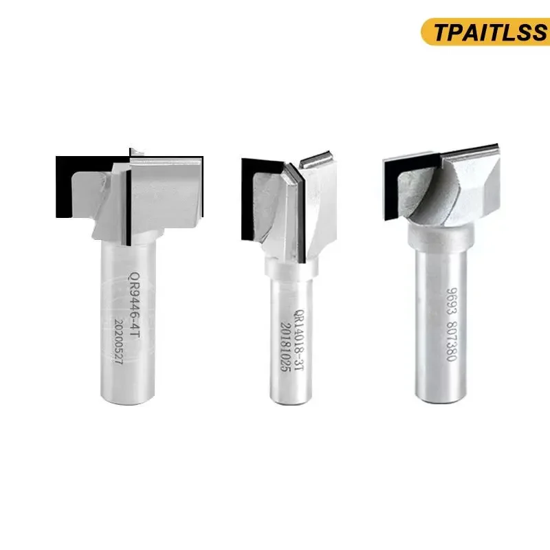 

Livter PCD Очистка дна Дерево Алмазная прямая фреза 3 и 4 канавки Плоская концевая фреза с ЧПУ Фреза по дереву Метрический размер