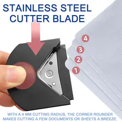 R4 Corner Rounder R4 Corner Punch Paper Trimmer Cutter for Cards Photo Cutting DIY Craft Hand Scrapbooking Tools Binding Supplie