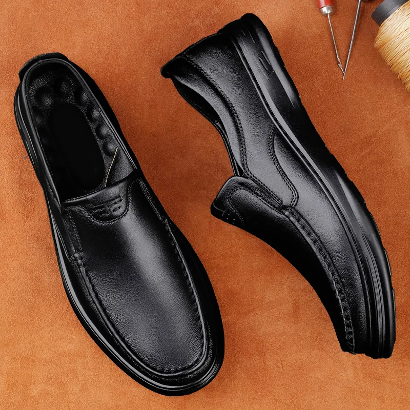 Men\'s Wedding Party Shoes slip on Designer Style Dress Shoe Men Brand Business Casual Shoes Slip on Leather Shoes men moccasins