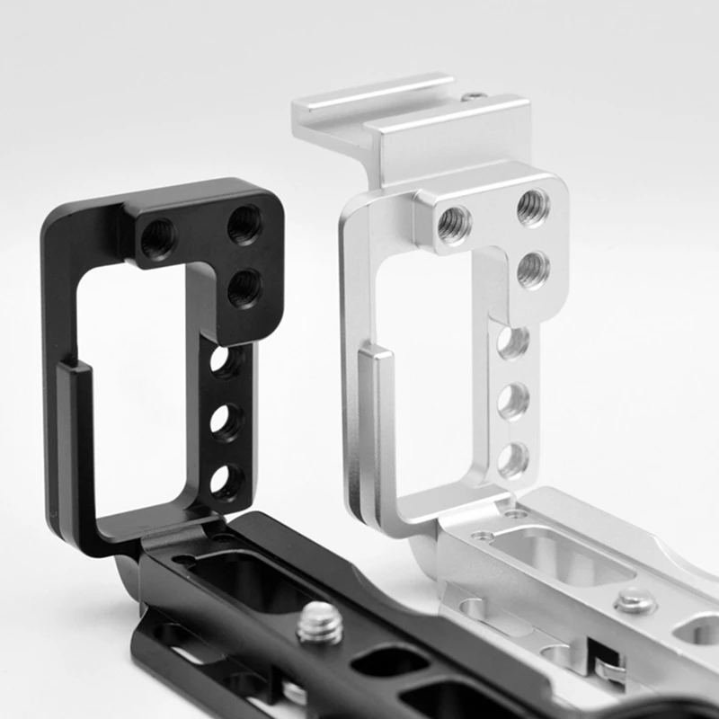 For Sony A6000 Porous Quick Release Plate Hot Shoe L Bracket Hand Grip