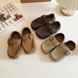 Children Casual Shoes for Boys Girls Fashion Classic 2024 Spring Autumn Kids Flats Loafers Moccasins Toddlers Flat Shoes Soft