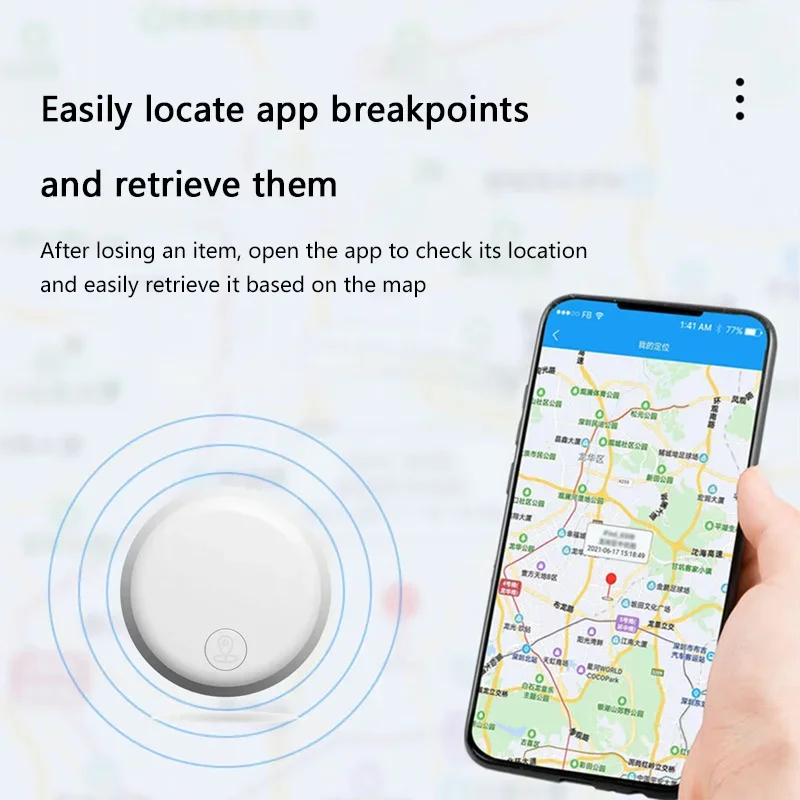 XIAOMI MIJIA  Mini Tracker GPS Portable Smart Bluetooth Anti-Lost Reminder Device Pets Bag Wallet Tracking Locator 2025 image 2