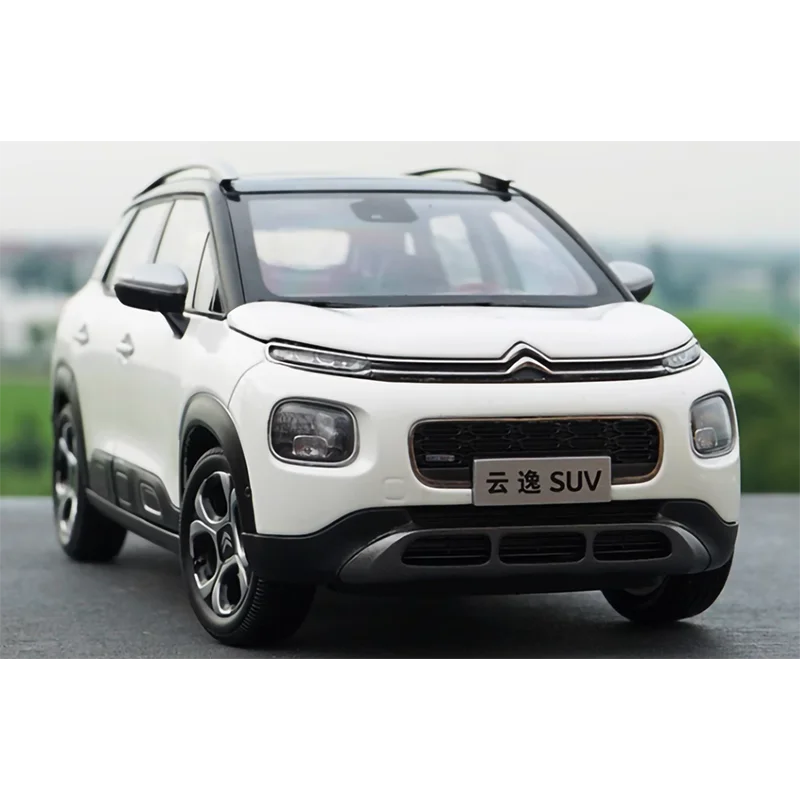 Diecast 1: 18 Scale Citroen C4 Aircross SUV Alloy Car Decoration Model Finished Simulation Collection Vehicle Gift