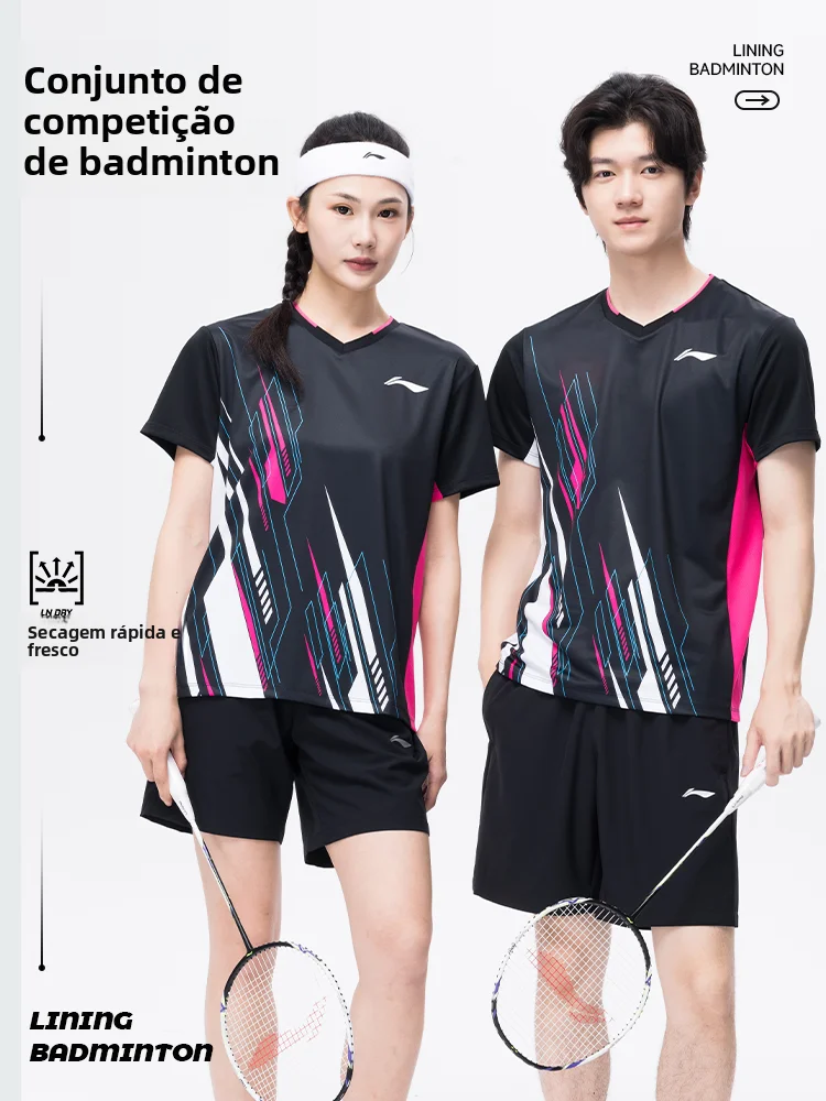 ensemble-de-vetements-de-sport-de-badminton-pour-hommes-et-femmes-haut-et-bas-sechage-rapide-respirant-kit-d'entrainement-professionnel-pour-la-competition-et-le-fitness