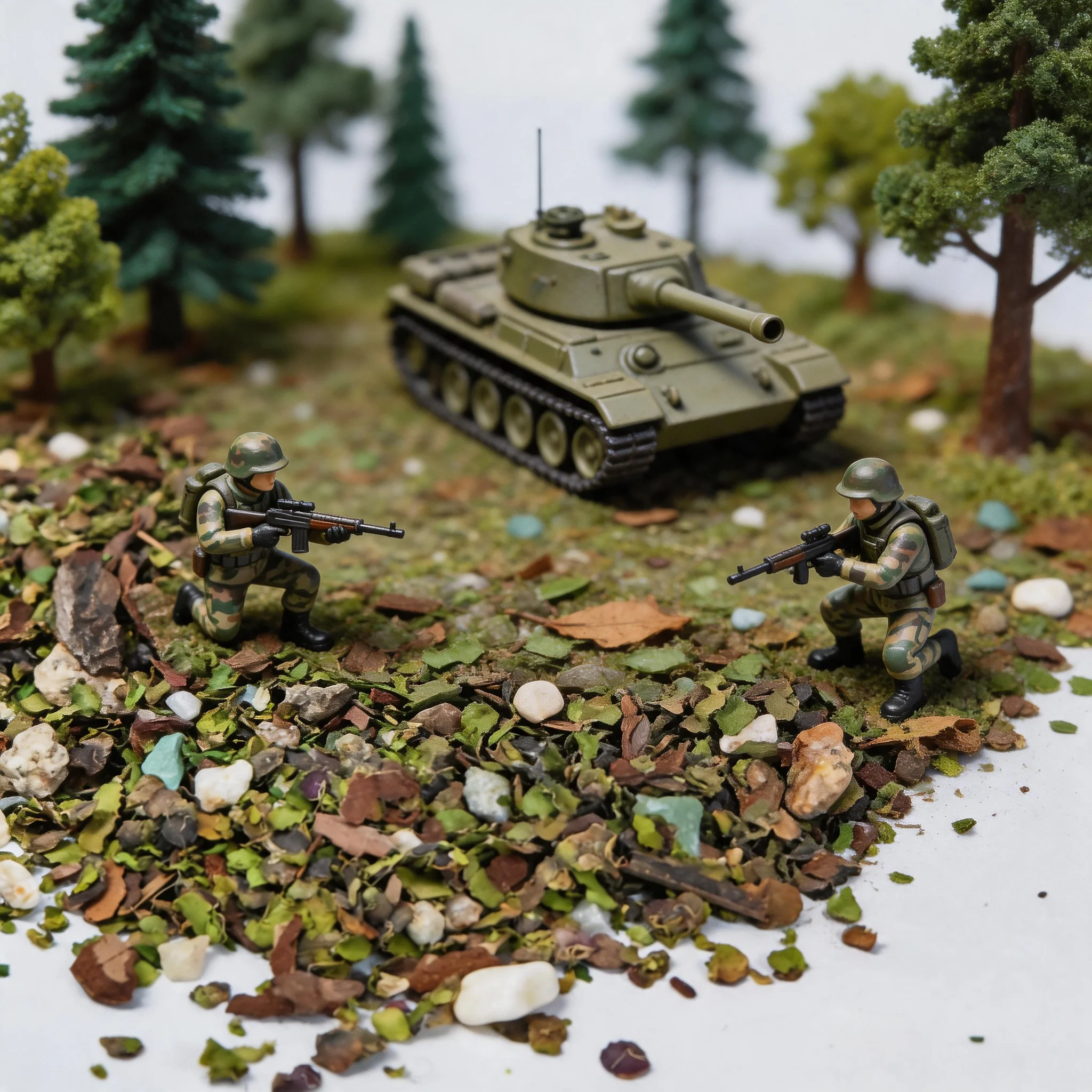DIY Static Grass and Stone Model Terrain Powder Diorama Scenic Mats for Moss and Rock Miniature Scene