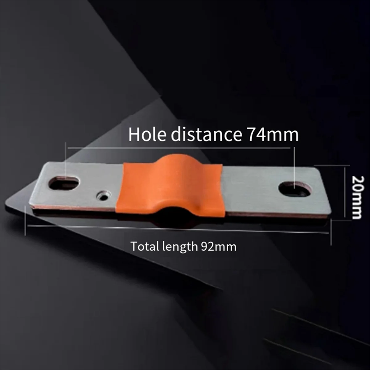 AS97 Busbar Connector Lifepo4 Battery Flexible Copper Connecter 74mm 3mm for 280Ah 320Ah Lifepo4 Battery Protector
