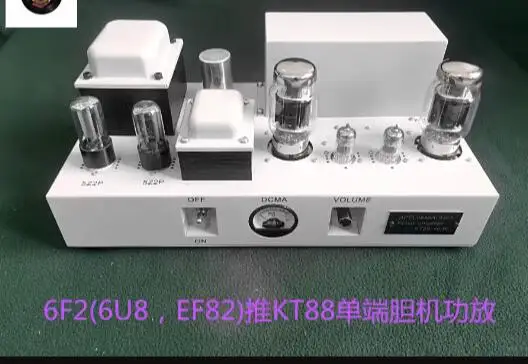 

latest upgrade 6F2 (6U8) Push KT88 Single ended Biliary Electronic Tube Power Amplifier 12W+12W