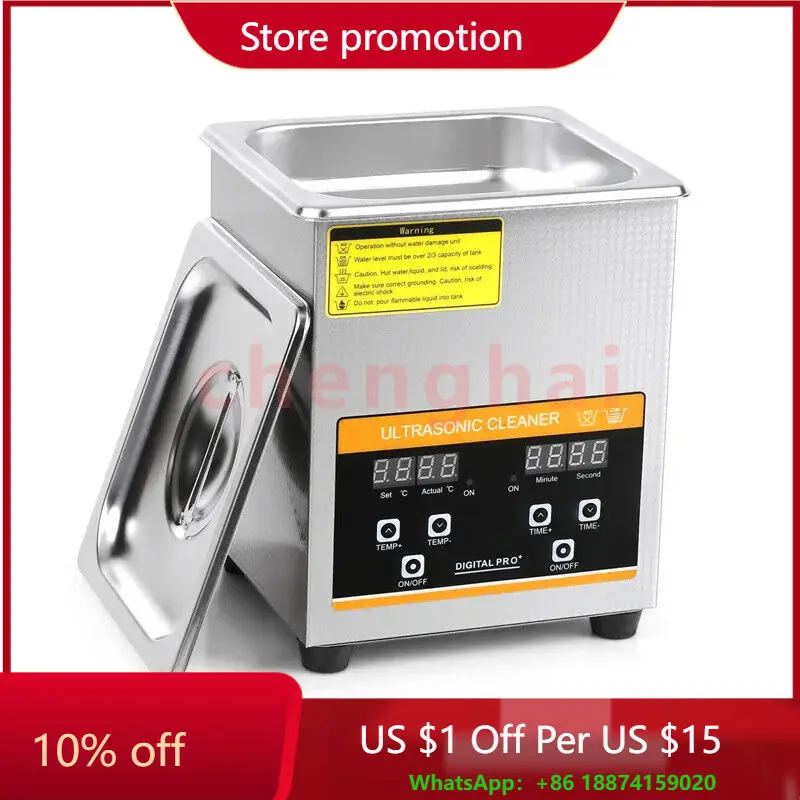 

New ultrasonic cleaning machine with multifunctional high-frequency vibration and portable design