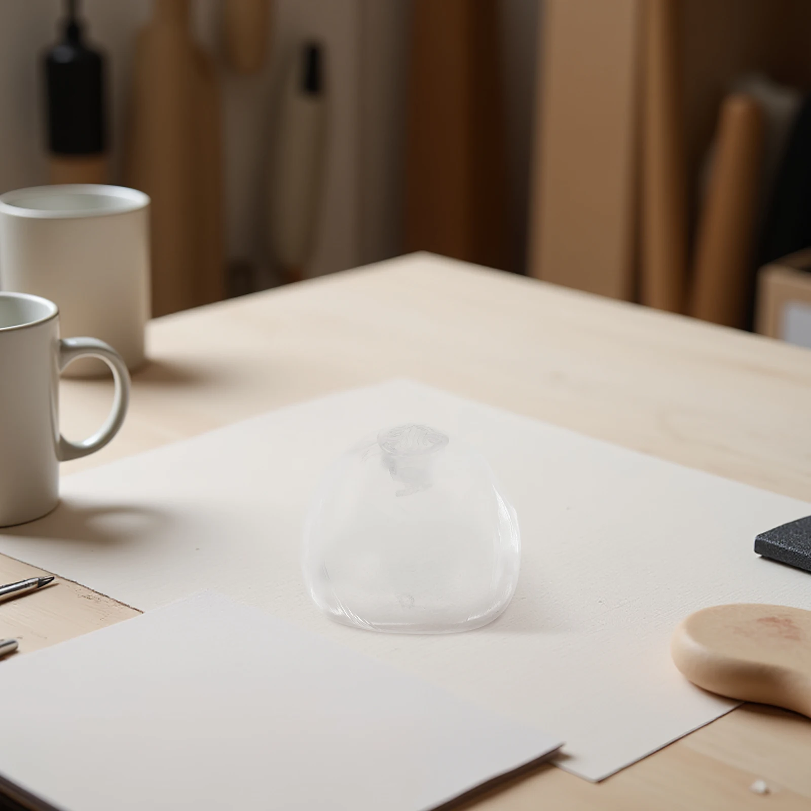 อุปกรณ์เสริม 20 ชิ้น ลูกบอลใส TPR สำหรับงาน DIY บีบได้ เติมไส้ได้ ใช้แทนเปลือกบอลบีบคลายเครียด สำหรับงานฝีมือ