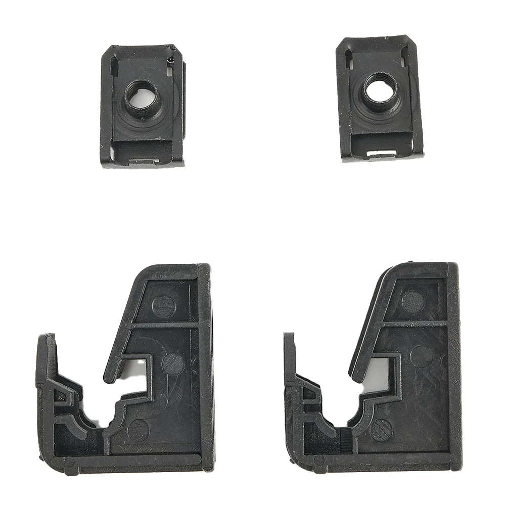 2 Pcs Car Black Plastic Headlight Mounting Clip Bracket Headlight Repair Kits Left Right 6R0941511 For -Polo 6R Car Accessories