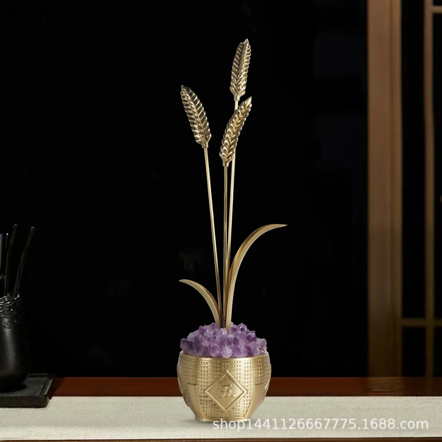 HT Sui Sui Peace Ornament Living Room Entrance Home Decor Creative Meaningful Office Company Opening Gift