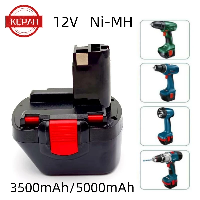 Bosch 12V Rechargeable Ni-MH Power Tool Battery 3500MAH 5000MAH  BAT043 D70745 PSR12 GSB12 GSR12 BAT038 BAT045 BAT040