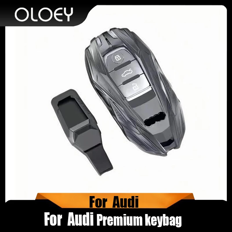 

Car key cover fob case shell for Audi A1 A3 A4 A5 A6 A7 A8 Quattro Q3 Q5 Q7 2013 2009 2010 2011 2014 2012 2015 accessories