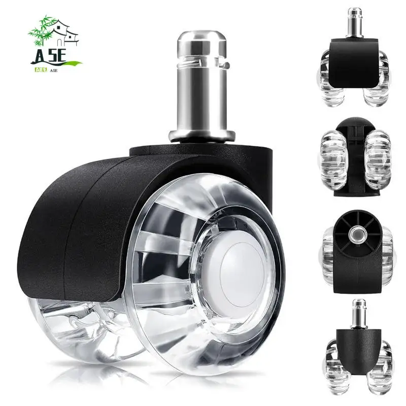 

A05E-Набор колес для офисного стула из 5 шт., колеса для офисных стульев, вращение на 360 градусов без царапин, колеса для настольного стула для ковра