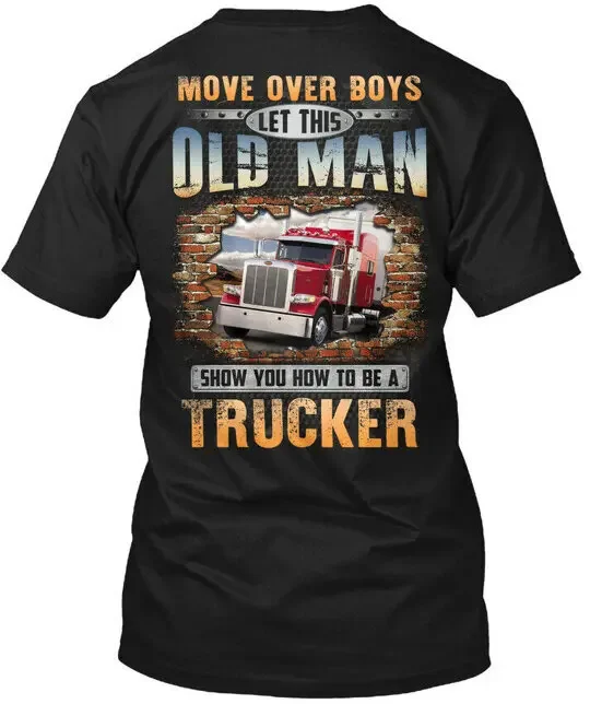 سائق الشاحنة تتحرك فوق الأولاد دع هذا القميص مقاس S إلى 5XL #1