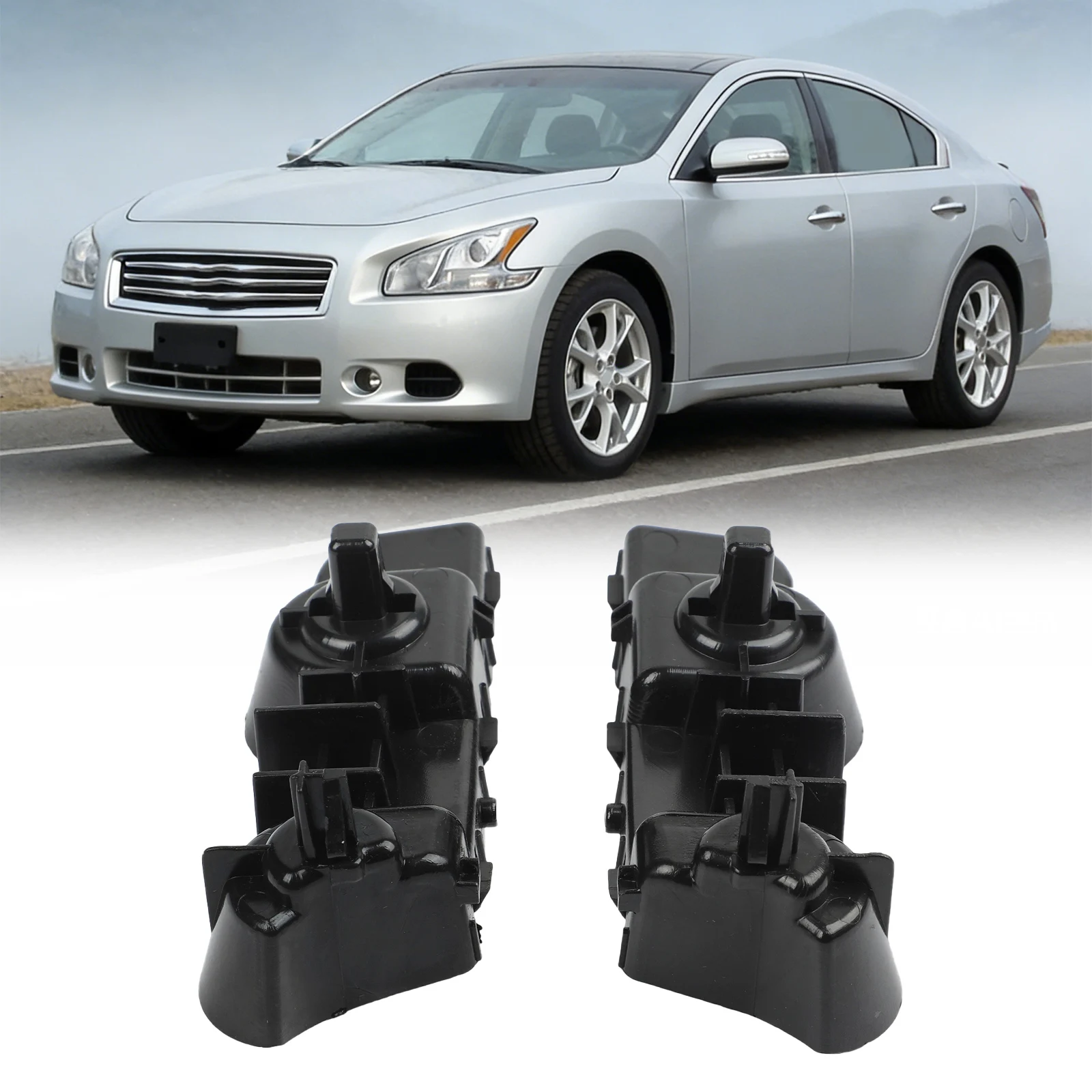 Front Left and Right Bumper Support Brackets for Nissan For Maxima 2009 2014 for OEM Compatible Plastic Parts Replacement